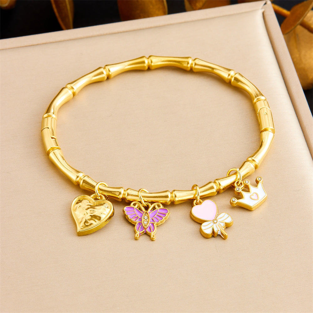 Runder Edelstahl-Armband – Bild 5 | LuxeStyle