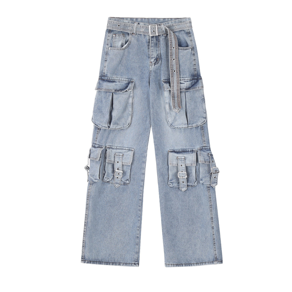 Relaxed Straight-Leg Workwear Jeans