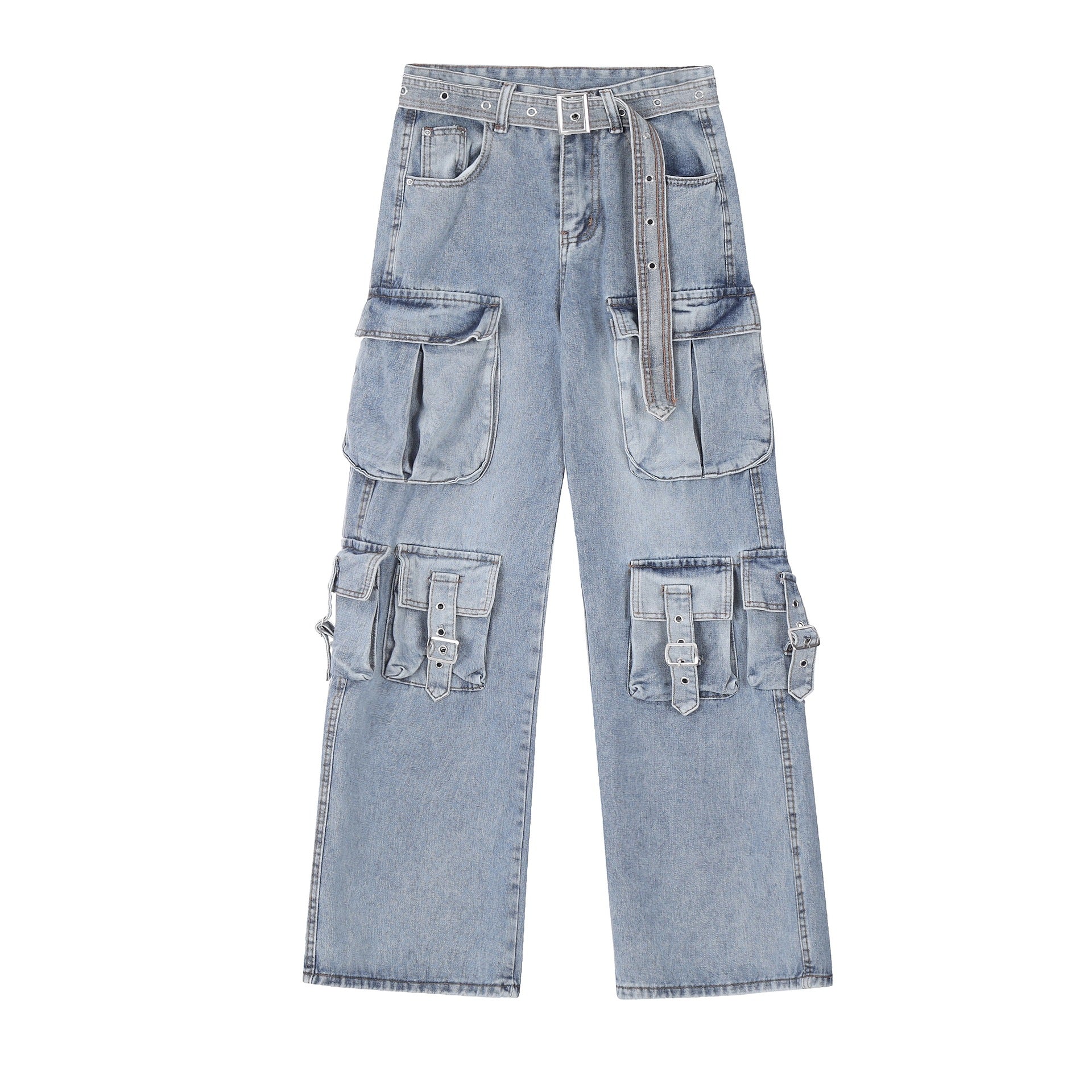 Relaxed Straight-Leg Workwear Jeans