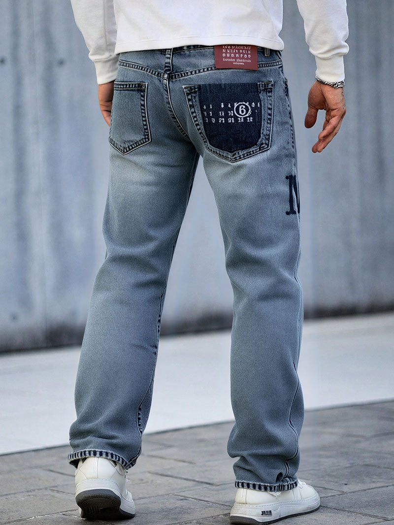 Gerade geschnittene Herren-Hosen
