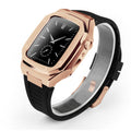 Smartwatch-Gehäuse aus Metall mit Kautschukarmband | LuxeStyle