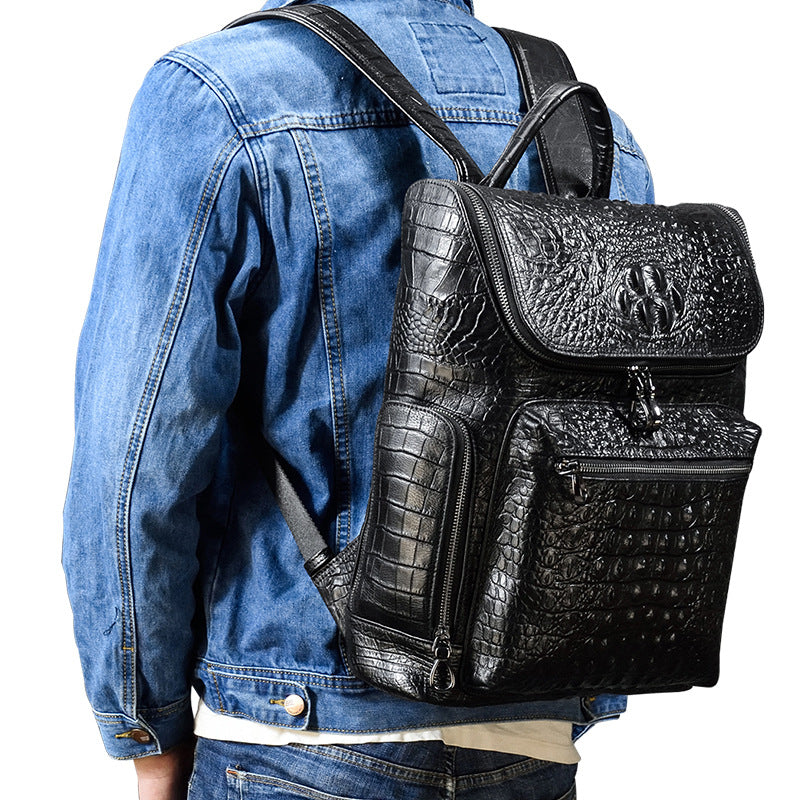 Crazy Horse Leder Multifunktionsrucksack – Bild 9 | LuxeStyle