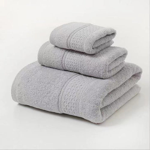 6-teiliges Badtuch-Set aus Baumwolle
