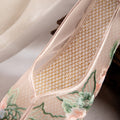 Bestickte Mesh Flats im Hanfu-Stil
