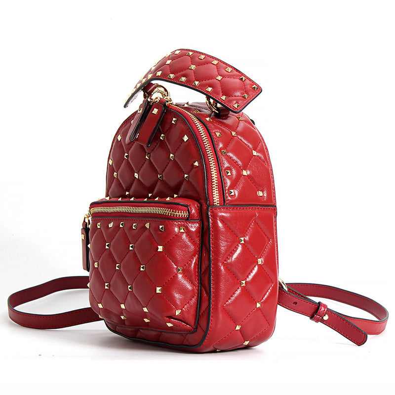 Rückenrucksack aus Leder mit Reissverschluss – Bild 11 | LuxeStyle