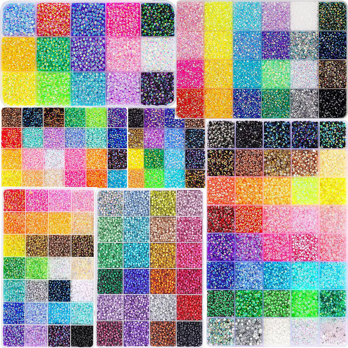 Glitzernde Resin-Acryl-Nieten für Nägel