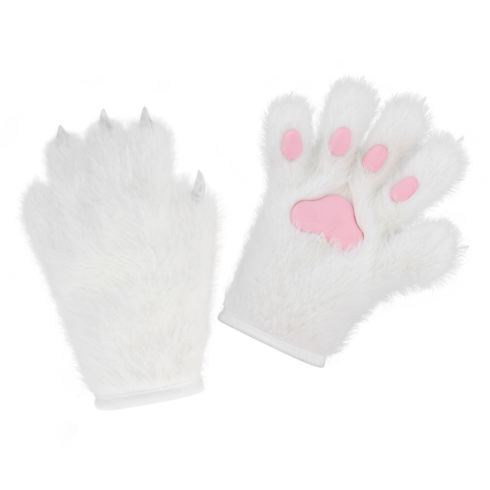 Katzenpfoten-Handschuhe Plüsch