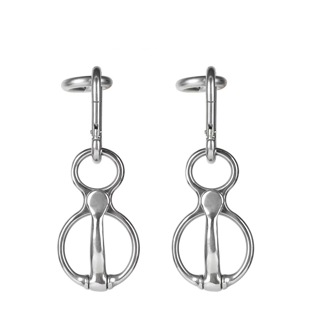 Leine String Clip Silber Schwarz Karbonstahl Hochfest