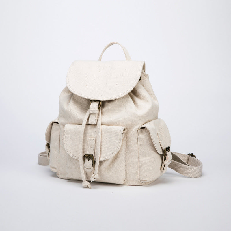 Süsser Canvas-Rucksack mit Kordelzug – Bild 5 | LuxeStyle
