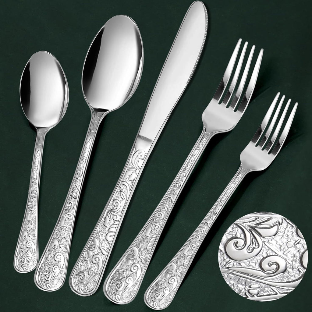 Besteck-Set aus Edelstahl, 30-teilig – Bild 8 | LuxeStyle