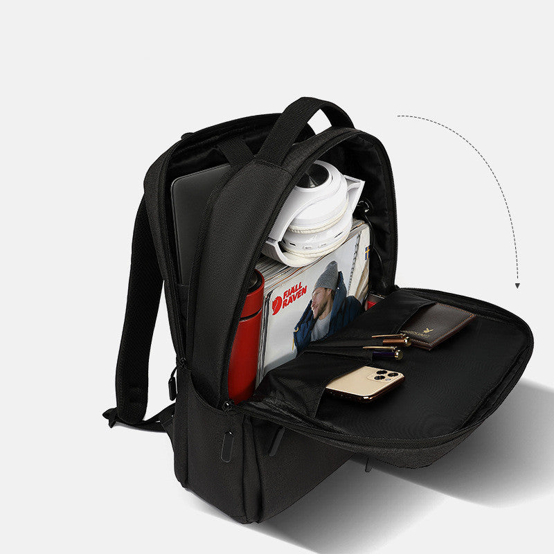 Rucksack mit Laptopfach und USB-Anschluss – Bild 5 | LuxeStyle
