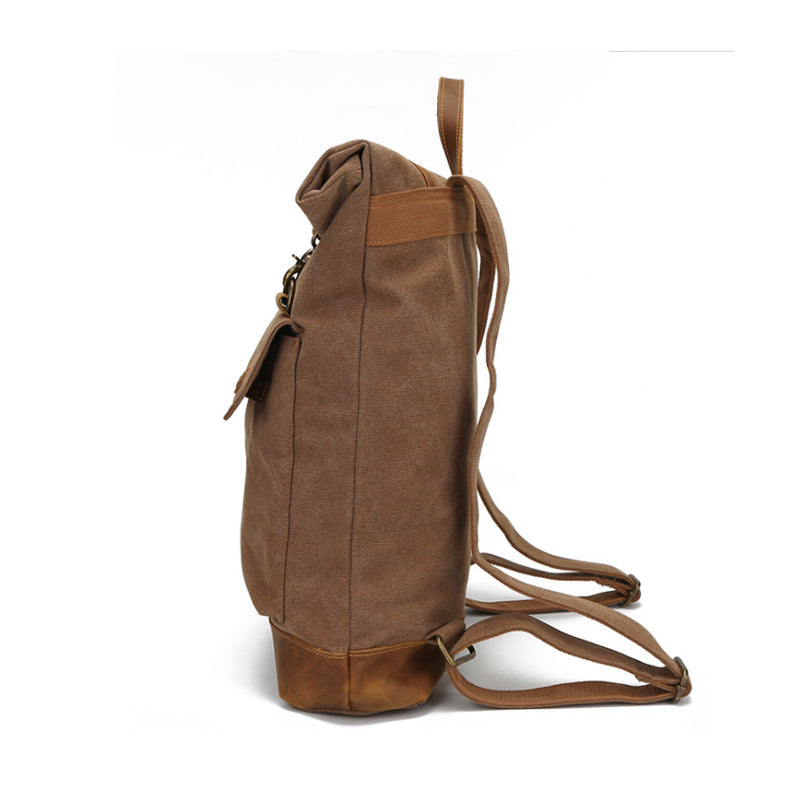 Rucksack mit Rolltop und Schulterklammer – Bild 5 | LuxeStyle