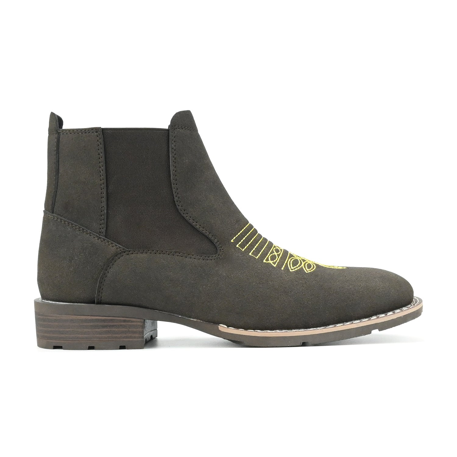 Chelsea Boots mit Stickerei