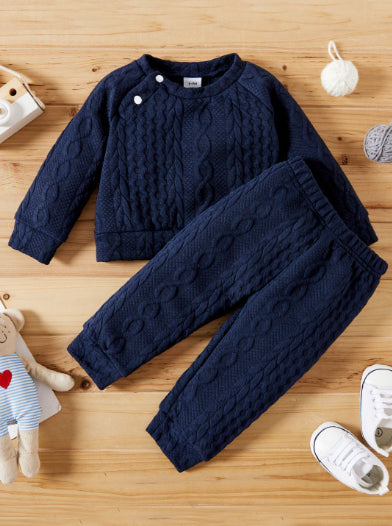 Baby-Set: Pullover und Hose aus Baumwolle – Bild 5 | LuxeStyle