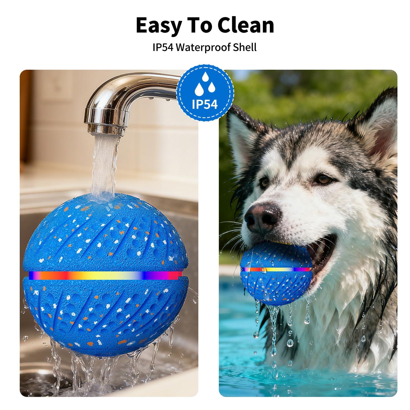 Interaktiver Hüpfball für Hunde