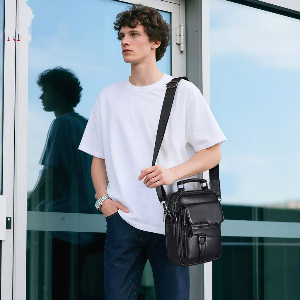 Leder Business Commuter Umhängetasche
