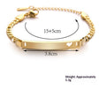 Kinder-Armband aus Edelstahl, gravierbar – Bild 2 | LuxeStyle