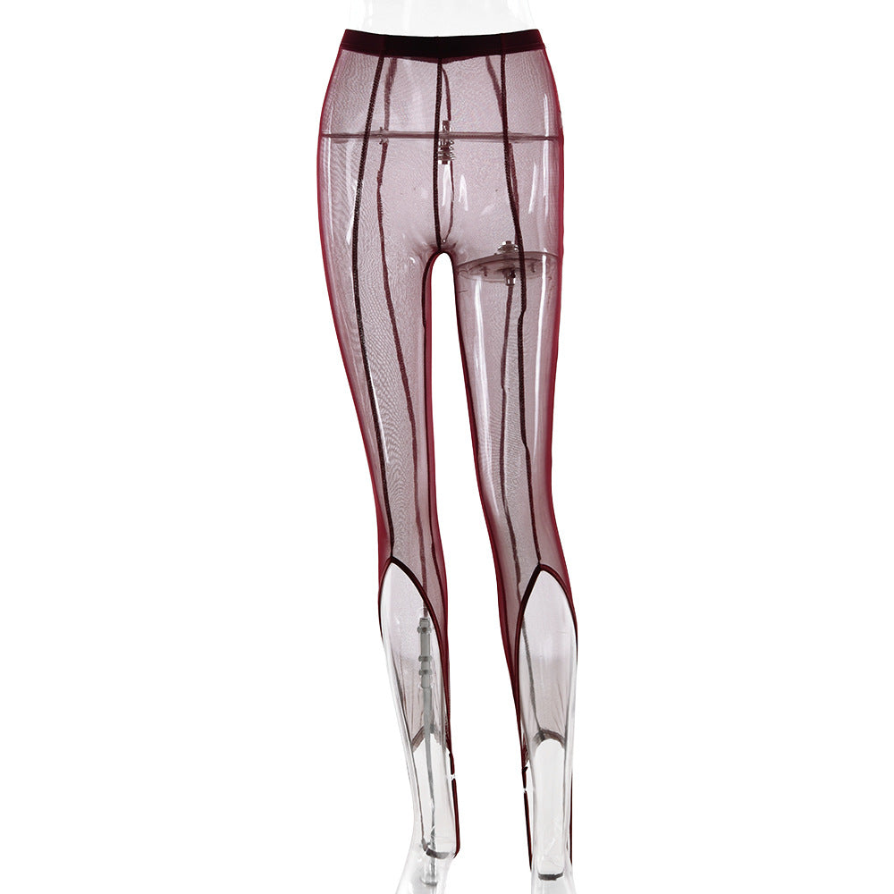 Dünne, durchsichtige Leggings