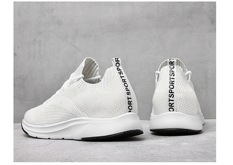 Weisser Sneaker mit verstecktem 7 cm Absatz – Bild 6 | LuxeStyle