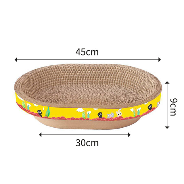 Kratzschale für Katzen – Oval – Bild 6 | LuxeStyle