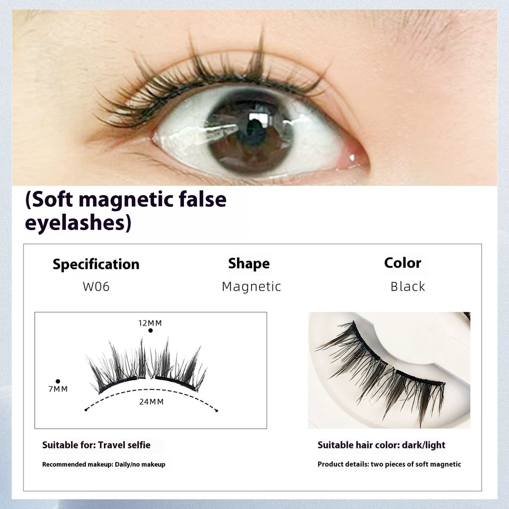 Natürliche magnetische Wimpern langlebig