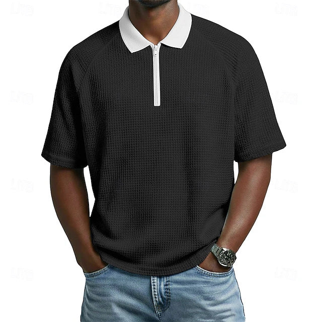 Herren Polo-Shirt mit Kragen kurzärmlig casual