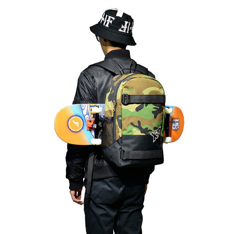 Multifunktionaler Skateboard-Rucksack – Bild 5 | LuxeStyle