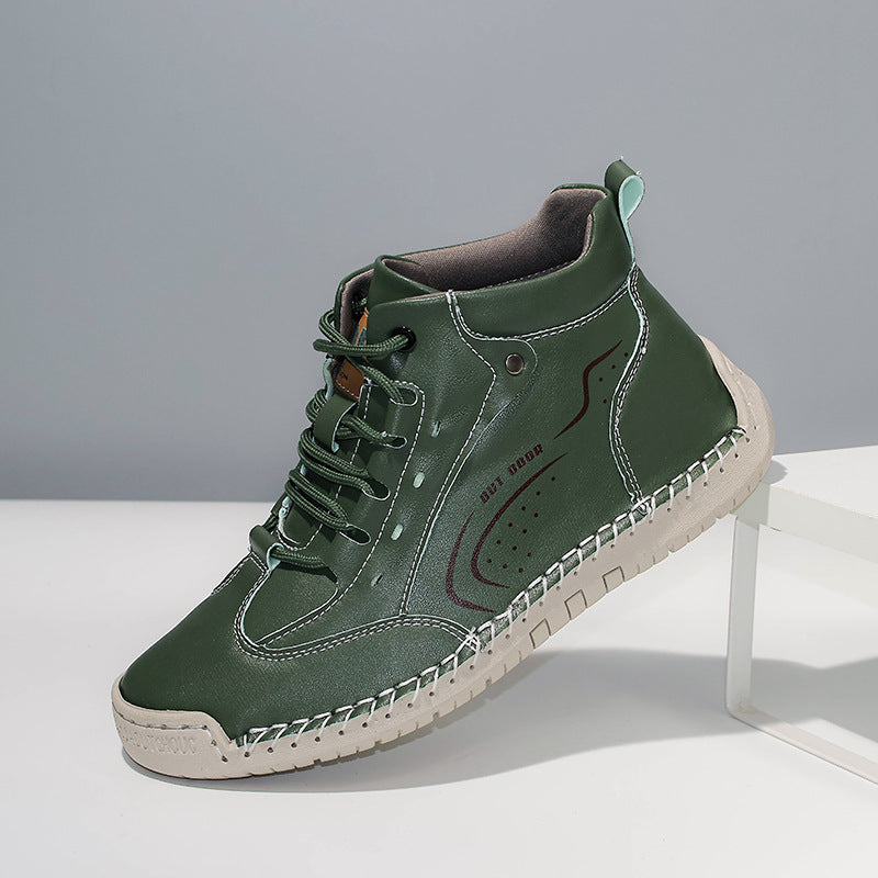 Freizeit-Sneaker mit runder Zehenpartie