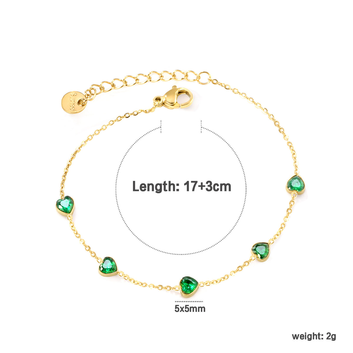 Vergoldetes Edelstahl-Armband im Retro-Stil – Bild 3 | LuxeStyle