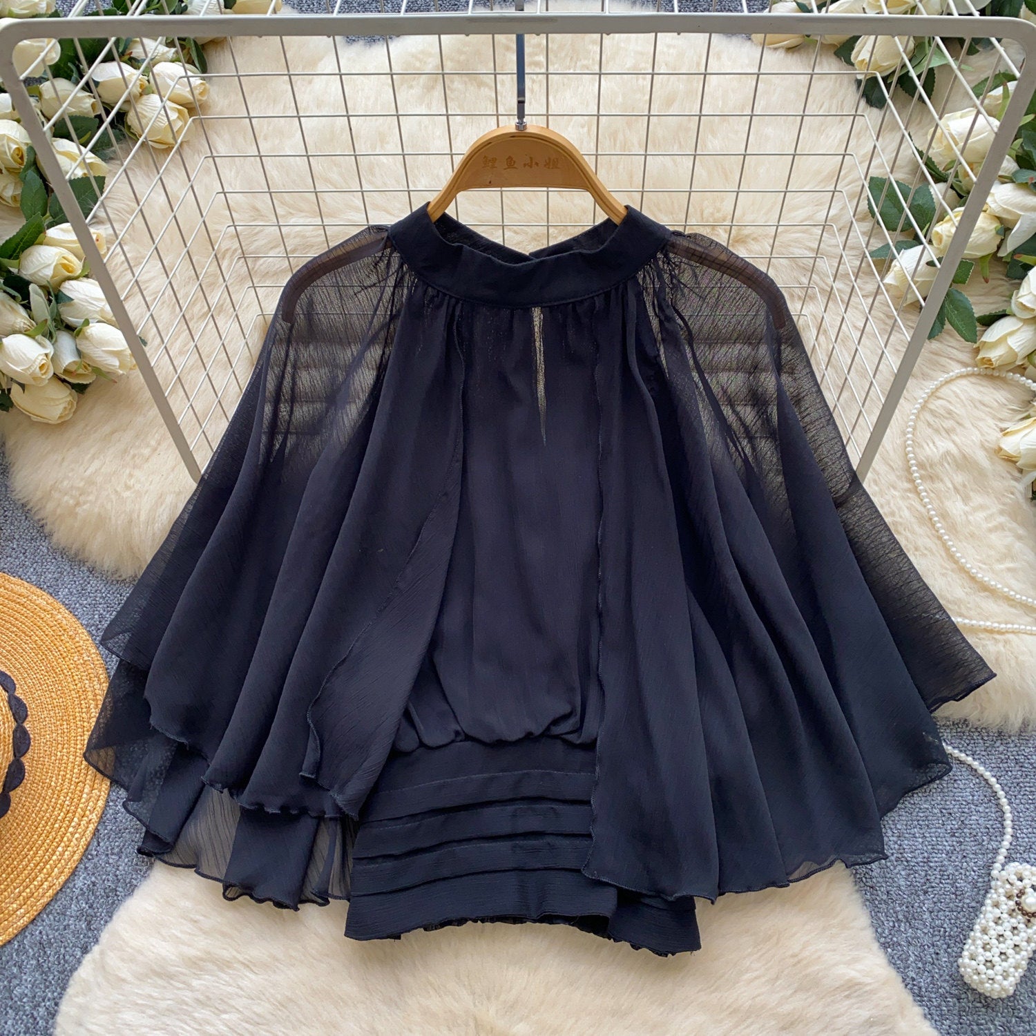 Elegantes Blusen-Top mit asymmetrischem Design
