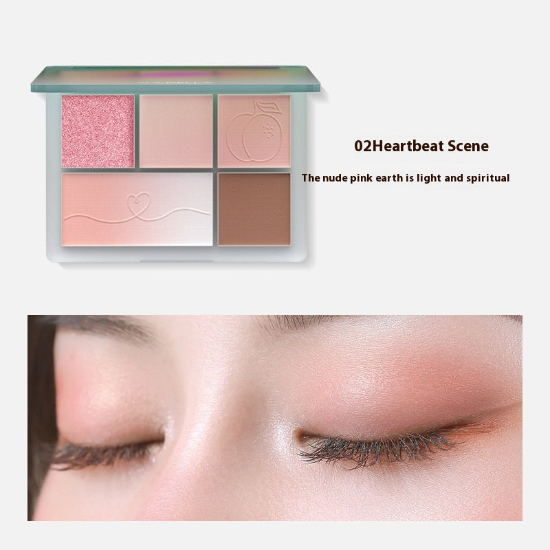 Fünf-Farben-Lidschatten-Palette Matt – Bild 5 | LuxeStyle