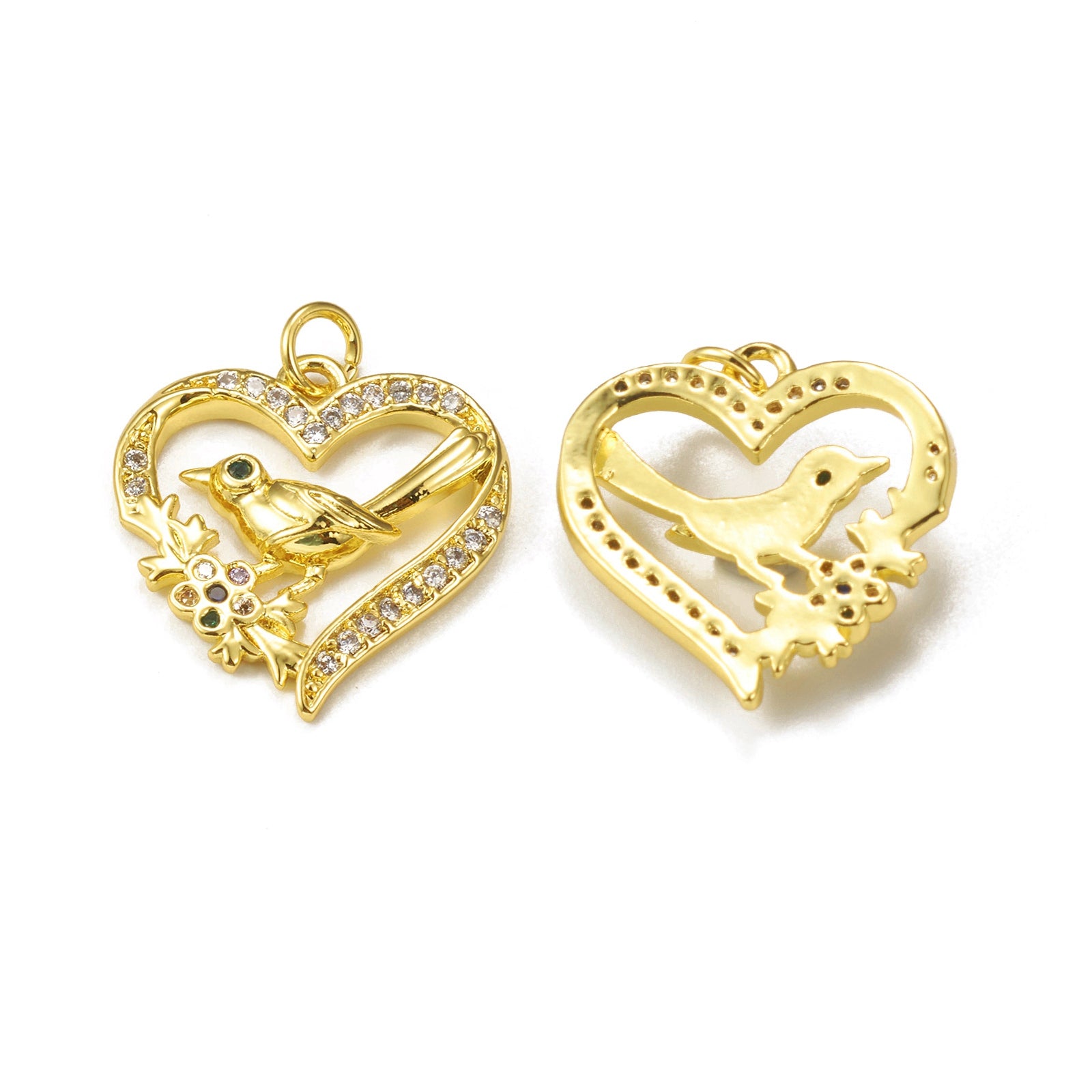5-teilige Anhänger-Set mit Cubic Zirconia