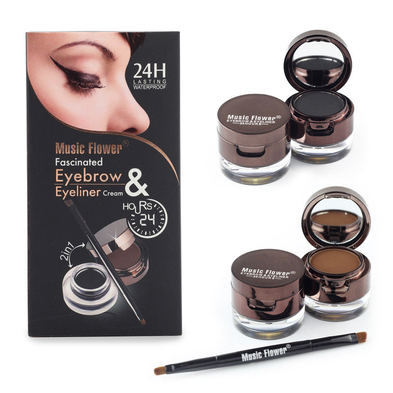 Music Flower Gel Eyeliner & Augenbrauenpuder – Bild 5 | LuxeStyle