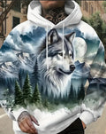 Herren Hoodie mit Print, lässige Passform – Bild 5 | LuxeStyle