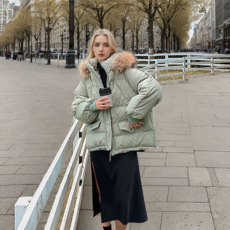 Gefütterter Wintermantel für Damen