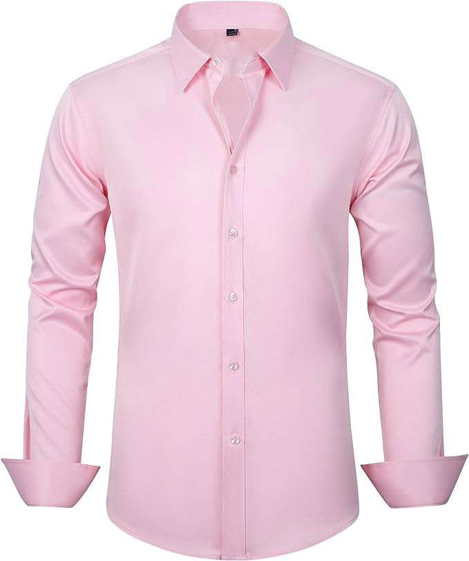 Langarm-Business-Hemd – natürliche Farbe – Bild 4 | LuxeStyle