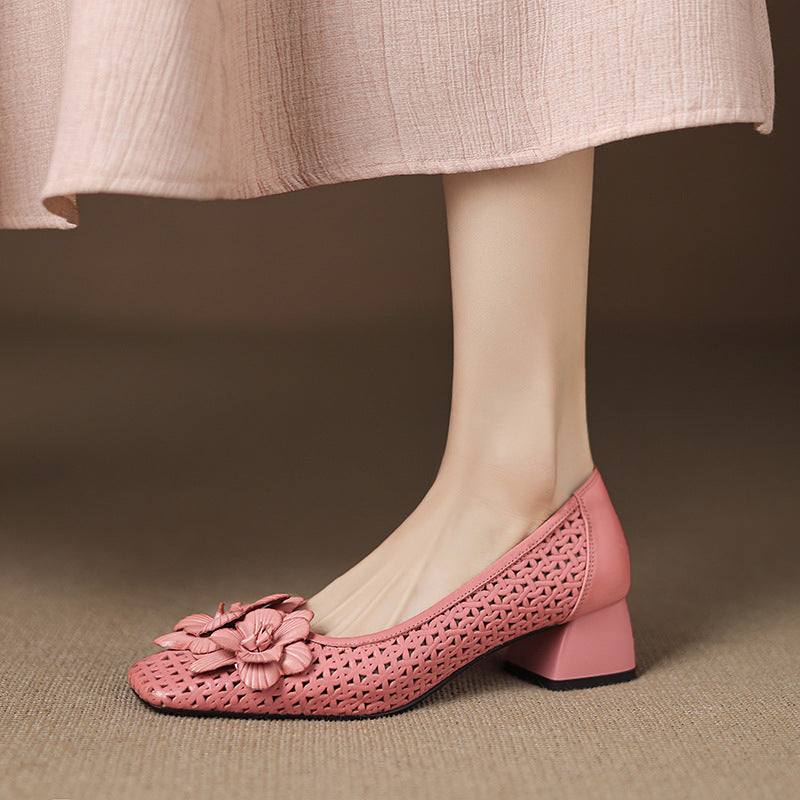 Lederpumps in Lederfaden – Bild 6 | LuxeStyle