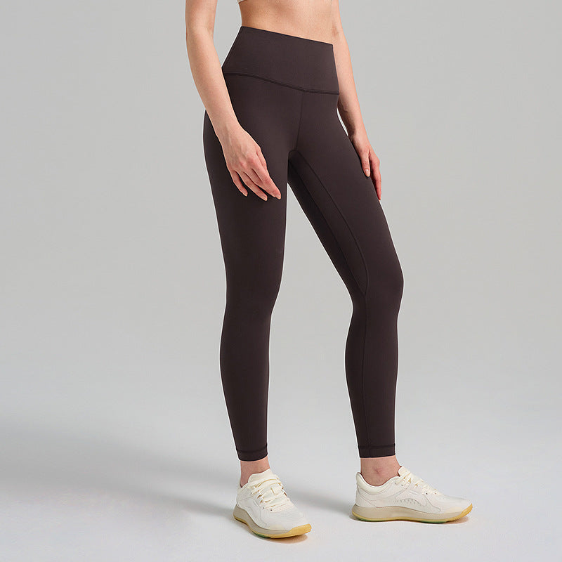 Hohe Sportleggings mit Fleece
