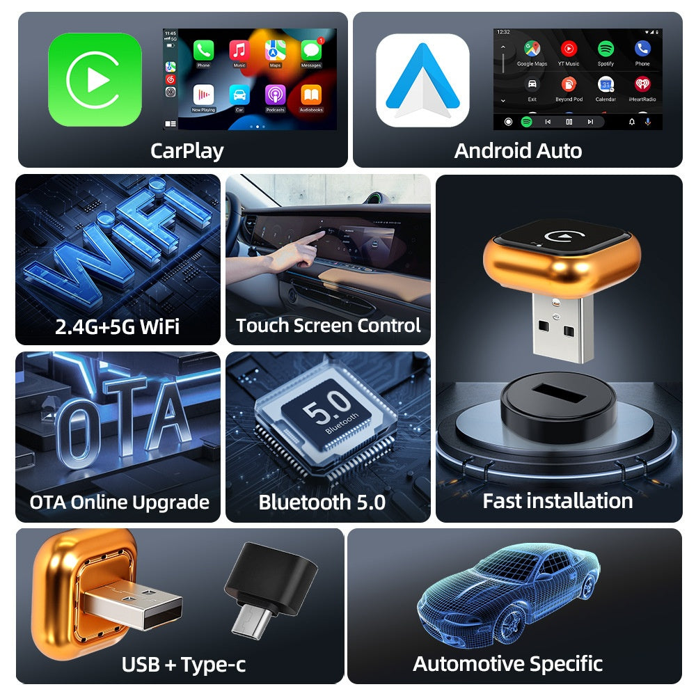CarPlay-Adapter für Android Infotainment