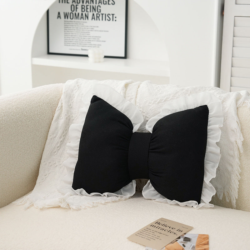 Minimalistisches Schleifen-Kissen – Bild 3 | LuxeStyle