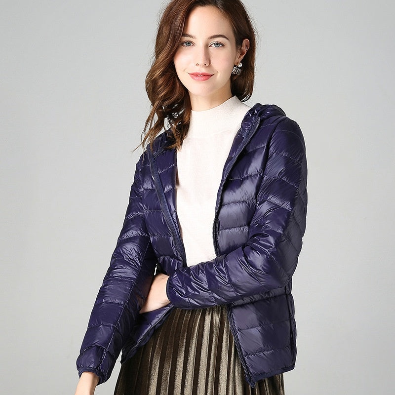 Daunenmantel Slim-Fit