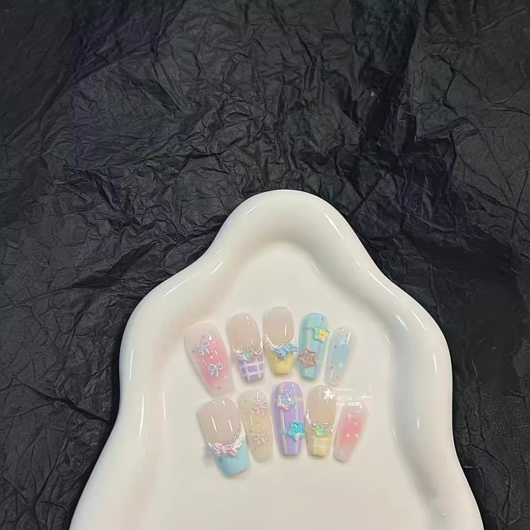 Press-on-Nails «Handmade» · wiederverwendbar