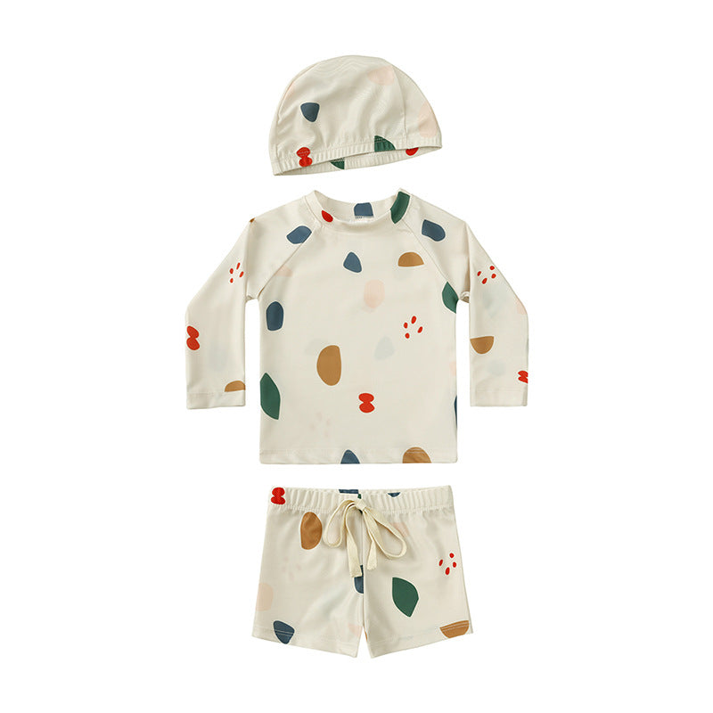 Kinder Langarm-Badeanzug mit Cartoon-Muster – Bild 14 | LuxeStyle