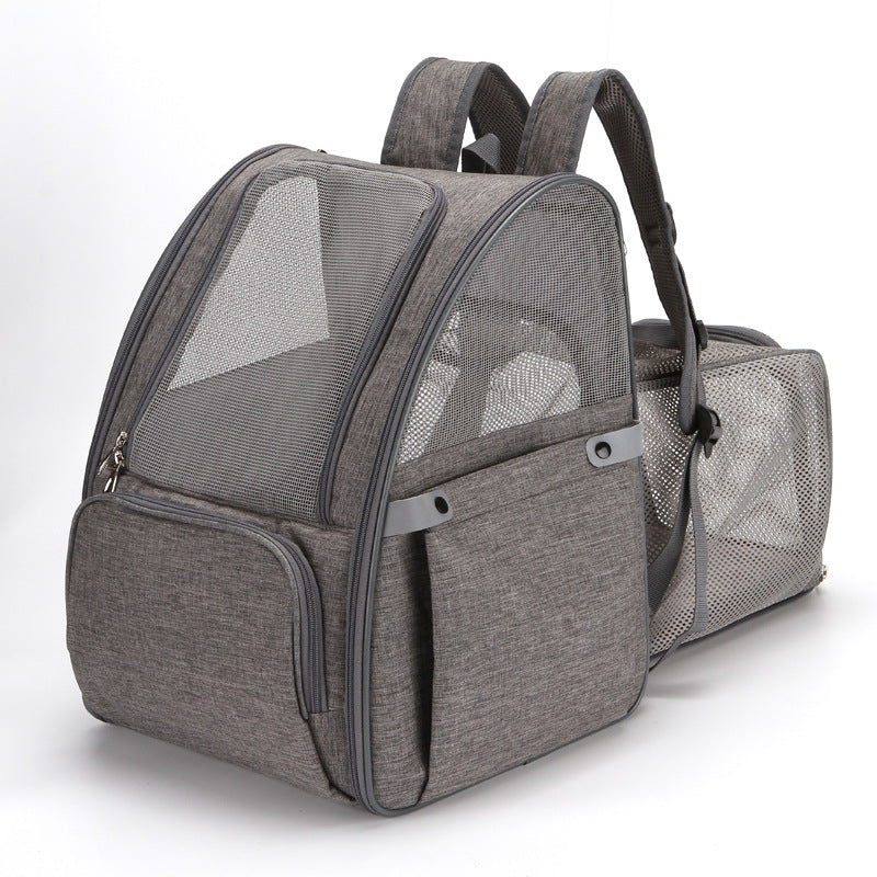 Faltbarer Haustier-Rucksack aus Oxford-Stoff – Bild 1 | LuxeStyle