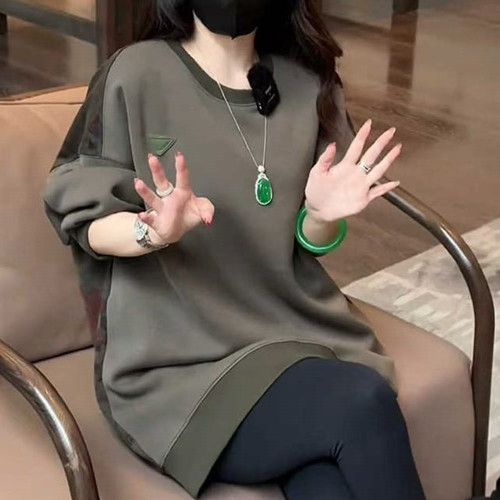 Vielseitiges Damen Sweatshirt mit Rundhals
