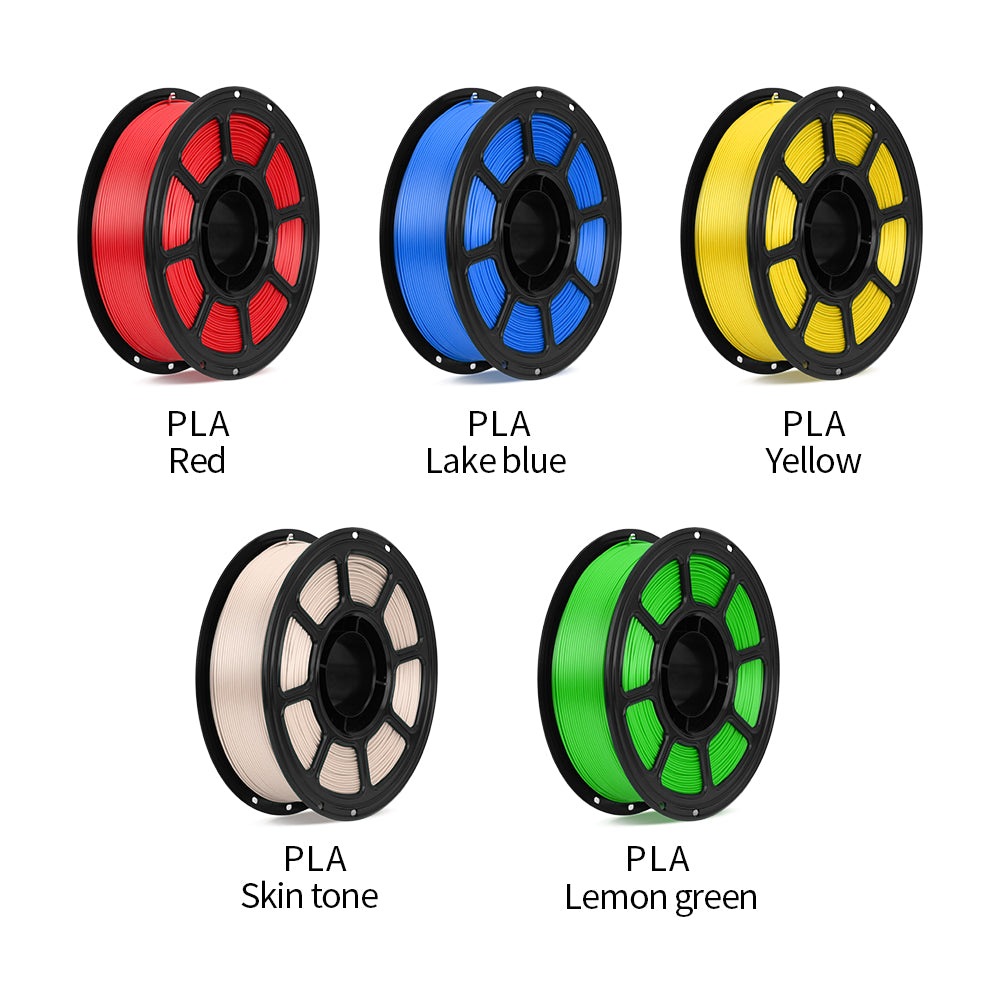 PLA 5er-Pack 3D-Drucker-Filament, 1.75mm