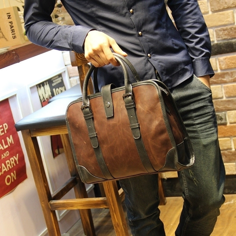 Herren-Handtasche aus Rindsleder | LuxeStyle