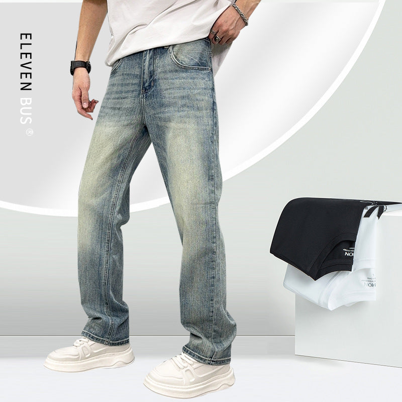 Herren Loose Fit Jeans Hellblau