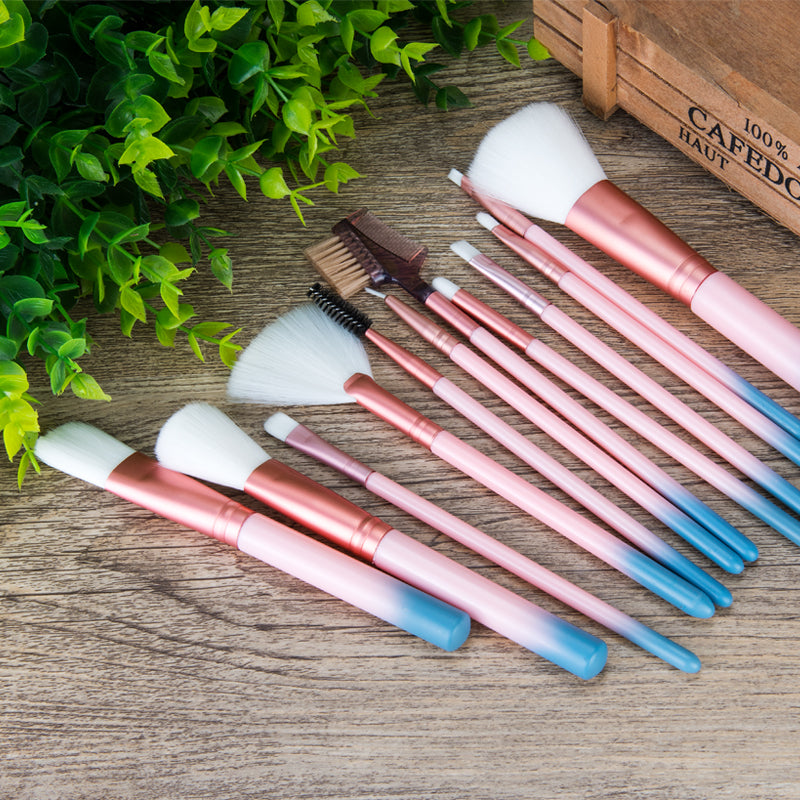 12 Make-up Pinsel für Gesicht & Augen