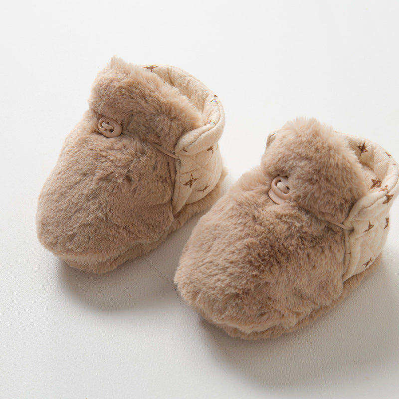 Weiche Babyschuhe aus Plüsch